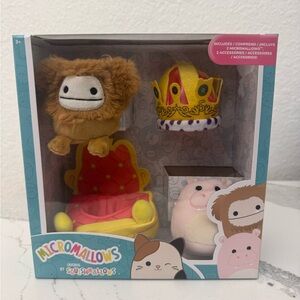 Squishmallows Royal Parade  NEW Benny Bigfoot 4 Piece plushy set